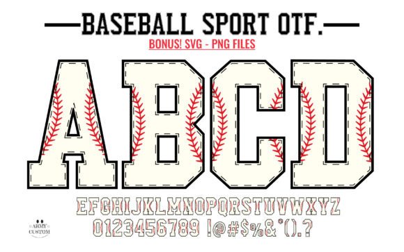 Baseball Army: A Playful Font for Kids' Projects & Crafts