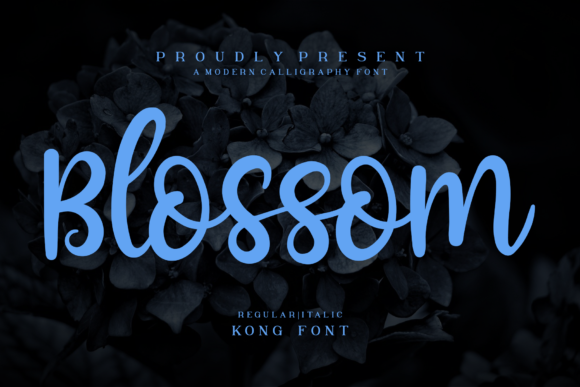 Blossom Font: A Modern Handwritten Typeface for Creative Projects
