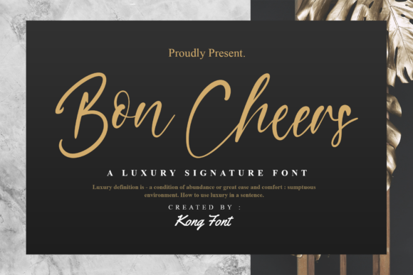 Bon Cheers: A Handwritten Script with Modern Energy