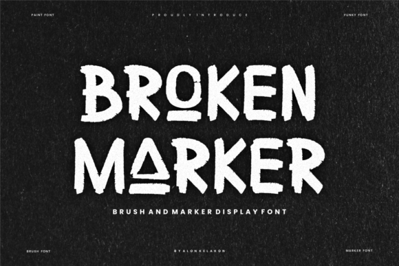 Broken Marker: A Friendly Handwritten Font for Every Design