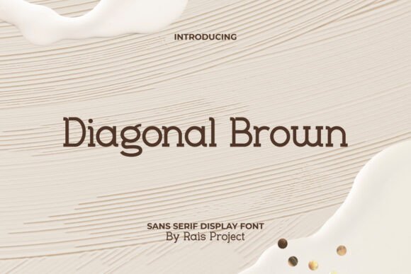Diagonal Brown: The Classic Typewriter Sans Serif for Timeless Design