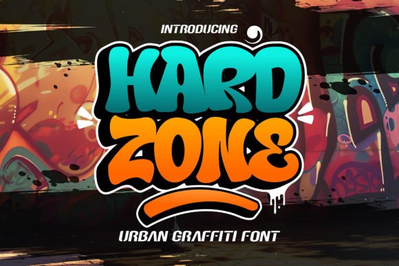 Hard Zone: Command Attention with 3D Graffiti Typography