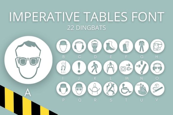 Imperatives Tables: Command Attention with Dingbats