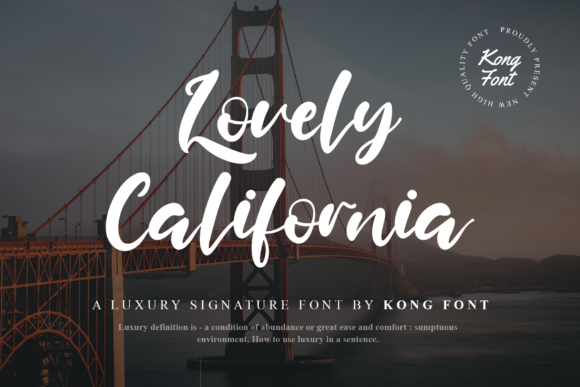 Lovely California: Your Go-To Playful Handwritten Script Font