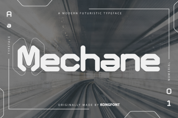 Mechane: A Modern Script Font for Playful Branding
