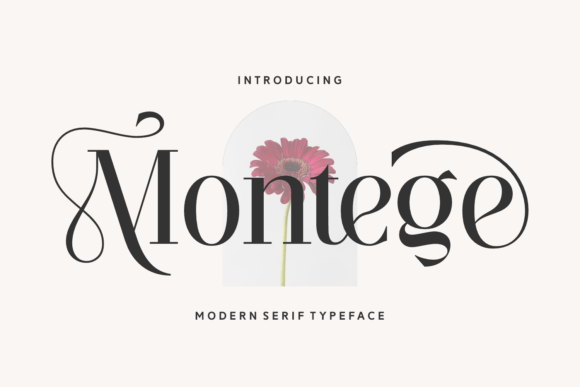 Montege: Where Modern Luxury Meets Serif Sophistication