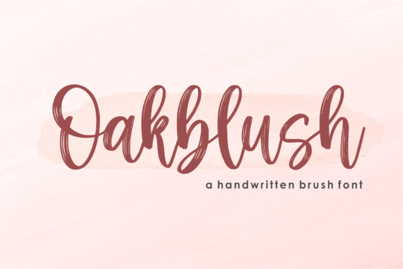 Oakblush: A Script Font That Dances with Charm