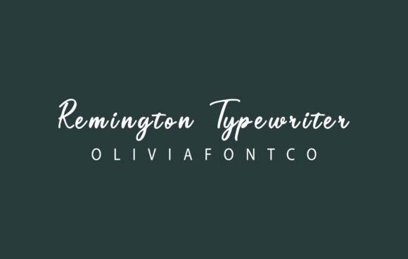 Remington Typewriter: A Font with Character and Charm