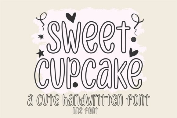 Sweet Cupcake Line: A Handwritten Font for Modern Creators