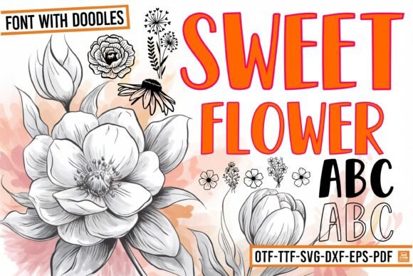 Sweet Flower: A Playful Font for Modern Designers