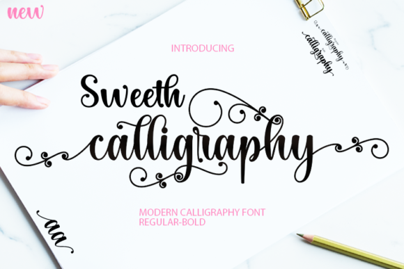 Sweeth Calligraphy: A Modern Script for Elegant Designs