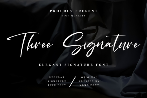 Three Signature: A Playful Script for Modern Creatives