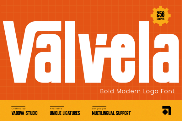 Valvela: Commanding Attention with Modern Geometric Type